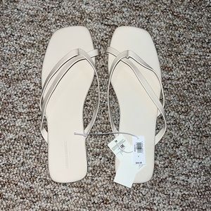 Cream Sandals